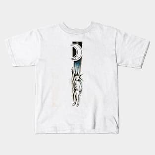 Moon tattoo Kids T-Shirt